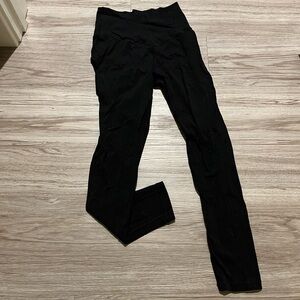 Aerie black high waisted crossover leggings
